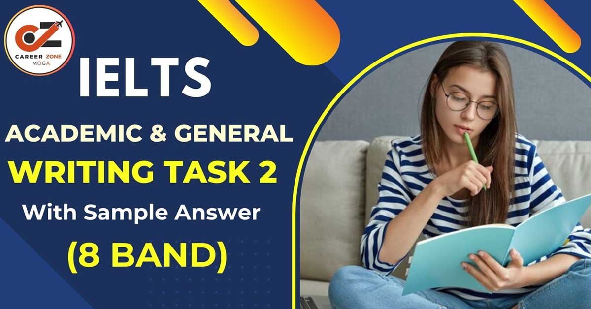 BEST IELTS Writing Task 2 22nd January Career Zone Moga CZ Ielts