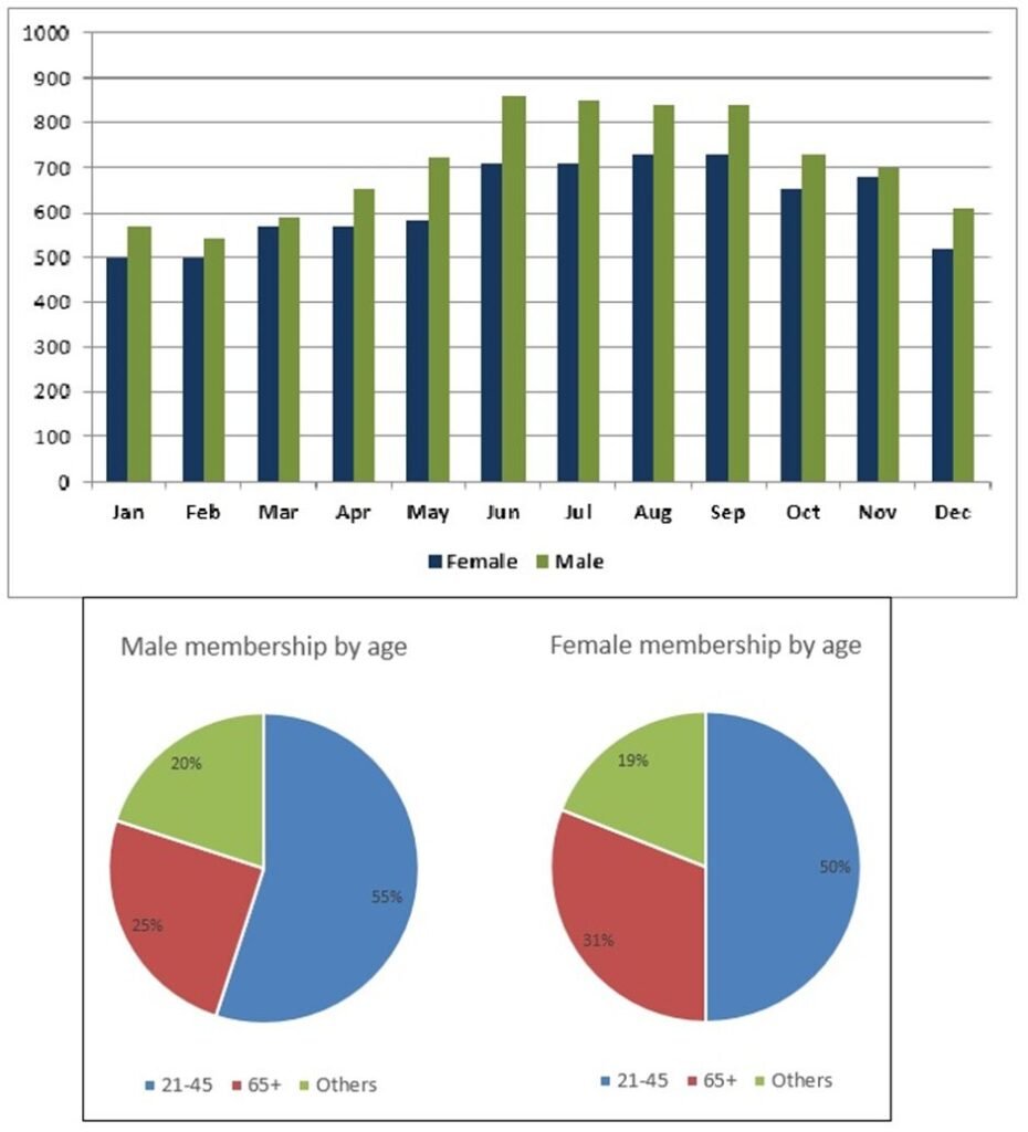 BEST IELTS Academic Writing Task 1, 18th March