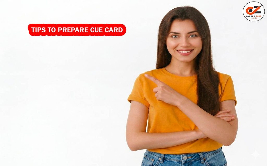 TIPS TO PREPARE CUE CARD